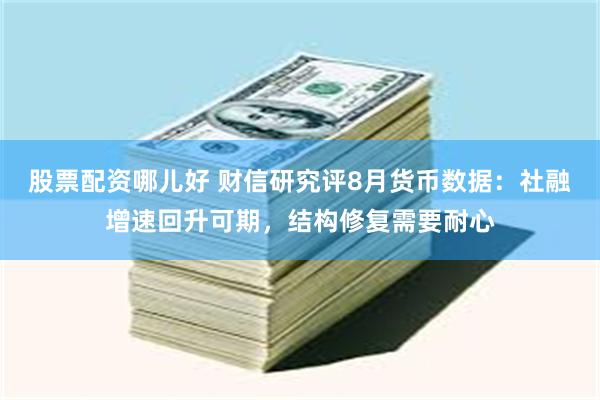 股票配资哪儿好 财信研究评8月货币数据：社融增速回升可期，结构修复需要耐心
